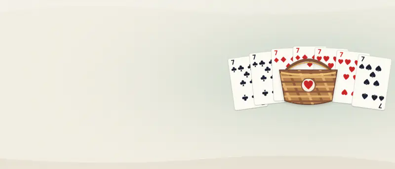 Canasta board and pieces