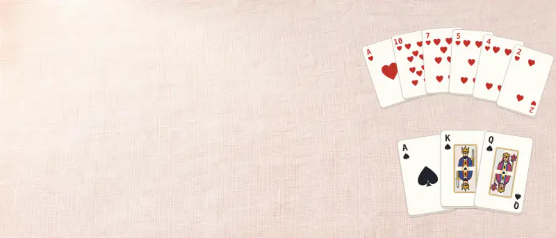 Hearts board and pieces