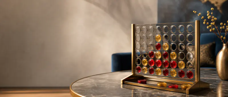 Connect Four board and pieces