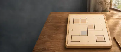Dots and Boxes board and pieces