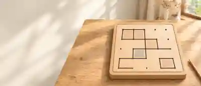 Dots and Boxes board and pieces