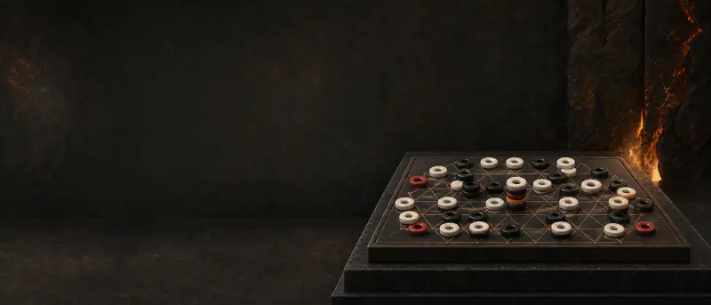 DVONN board and pieces