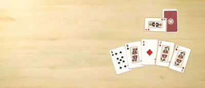 Euchre board and pieces