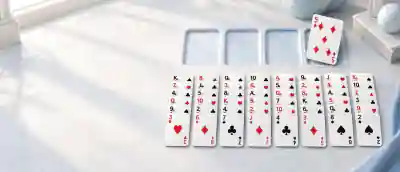 FreeCell board and pieces