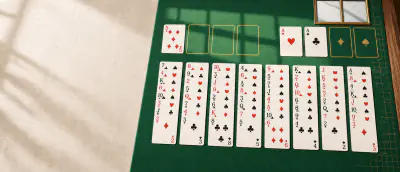 FreeCell board and pieces