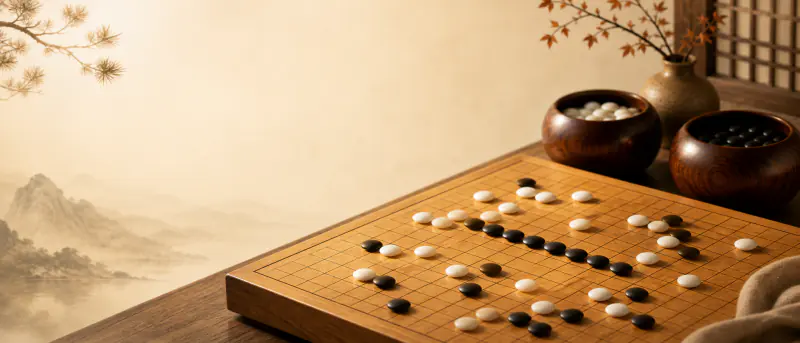 Gomoku board and pieces
