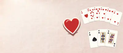 Hearts board and pieces
