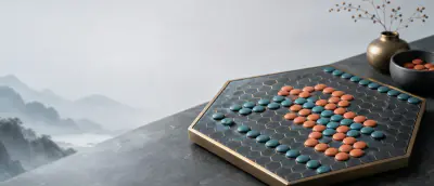 Hex board and pieces