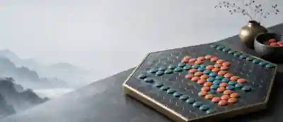 Hex board and pieces