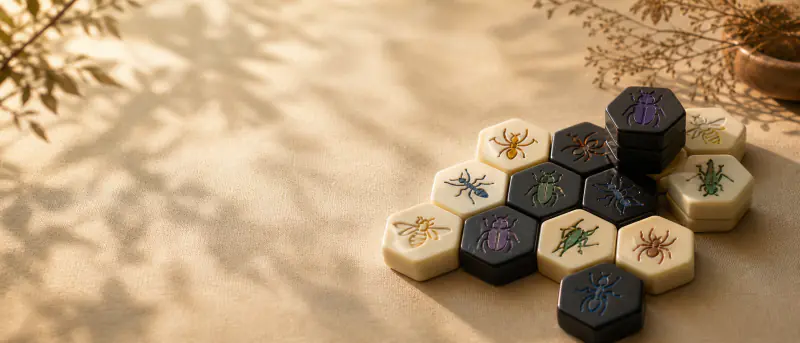 Hive board and pieces