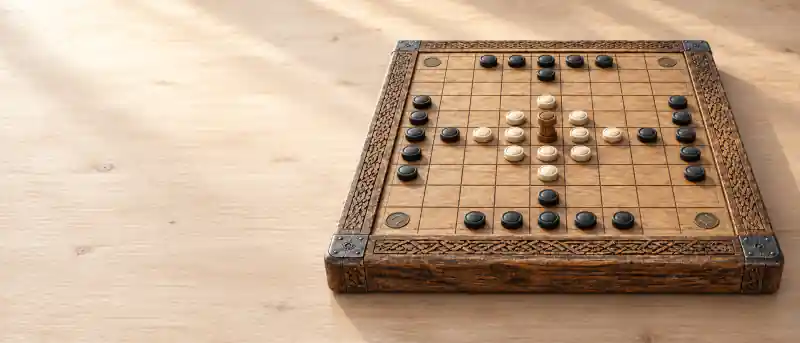 Copenhagen Hnefatafl board and pieces