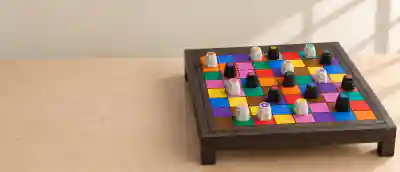 Kamisado board and pieces