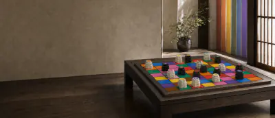 Kamisado board and pieces