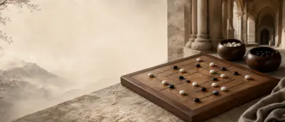 Nine Men's Morris board and pieces