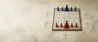 Onitama board and pieces