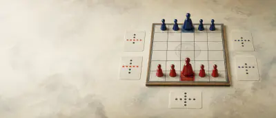 Onitama board and pieces