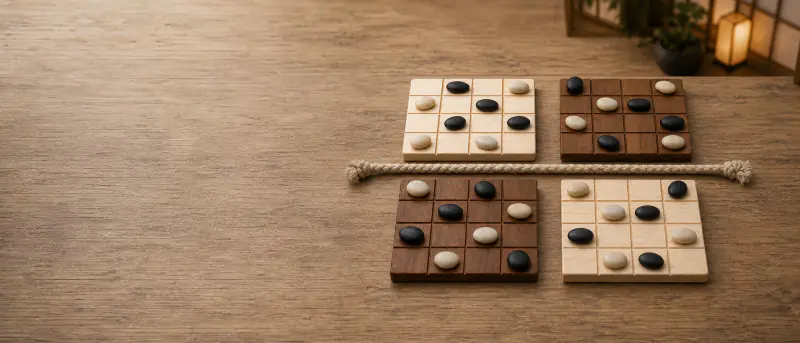 SHOBU board and pieces