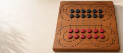 Surakarta board and pieces