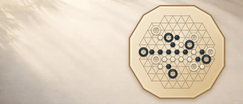 YINSH board and pieces