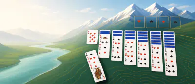 Yukon Solitaire board and pieces